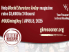 Text reads: Help WLT raise $5000 in 24 hours. #OUGivingDay | April 8, 2025