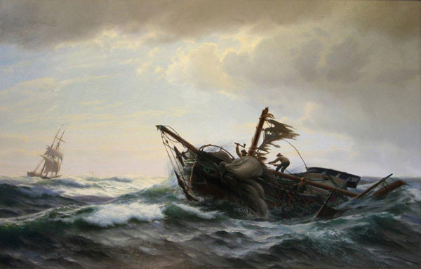 Rasmussen was a local marine painter, who took to Greenland.