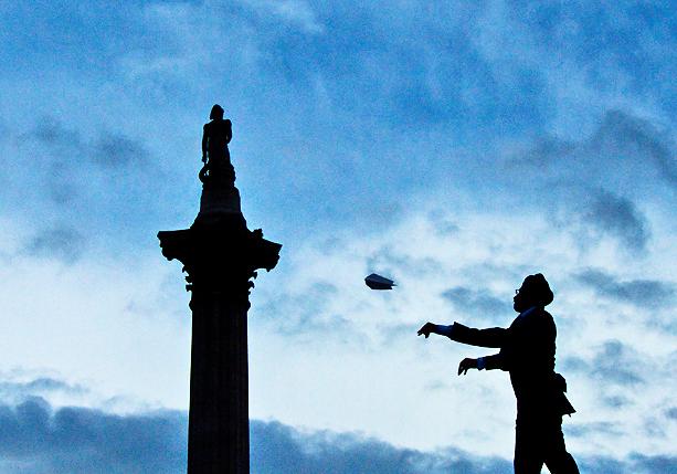 Chris Beckett, One & Other, by Antony Gormley, Trafalgar Square, London, 2009.