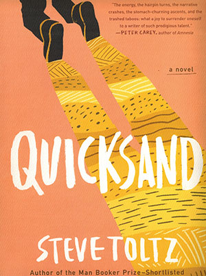The cover to Quicksand by Steve Toltz