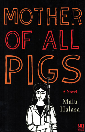 The cover to Mother of All Pigs by Malu Halasa