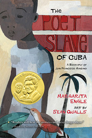 The cover to Margarita Engle's The Poet Slave of Cuba
