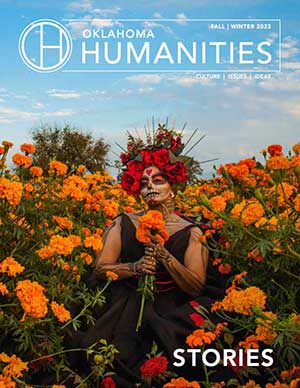 The cover to the October 2023 issue of Oklahoma Humanities