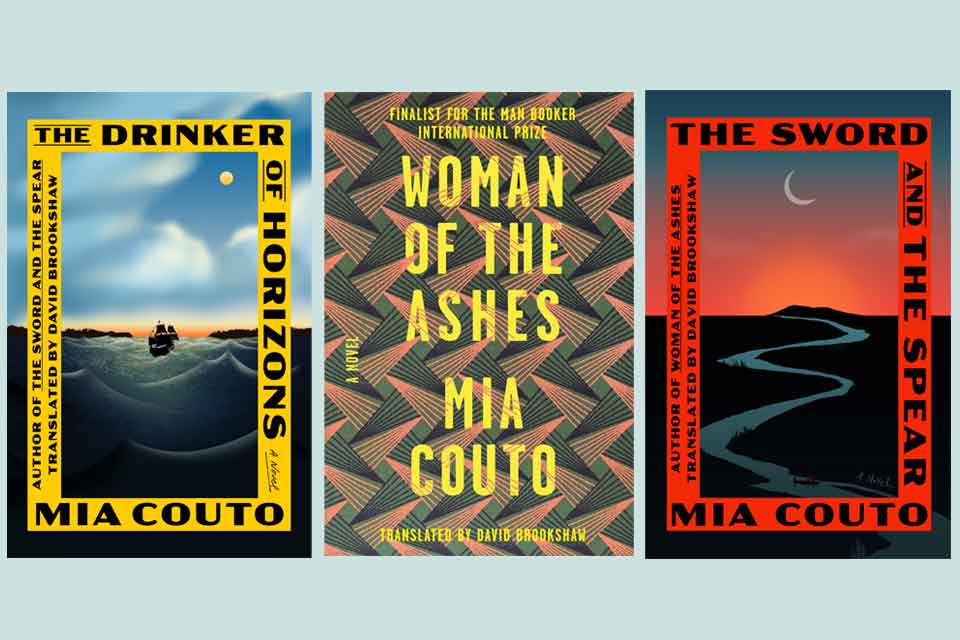 The covers to the three books in Couto's Sands of the Emperor trilogy