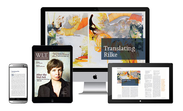Zinio digital platforms: computers, tablets, and phones showing WLT