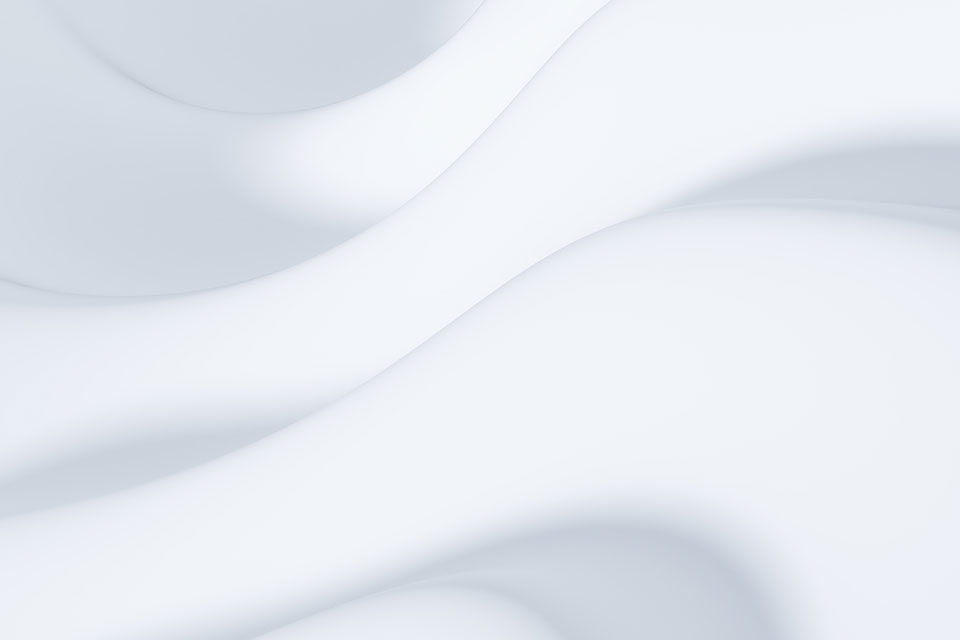 An abstract image of a white canvas with waves