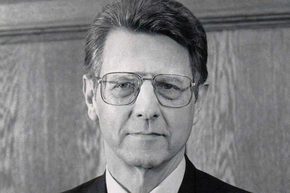 A black and white photo of WLT contributor Theodore J. Ziolkowski