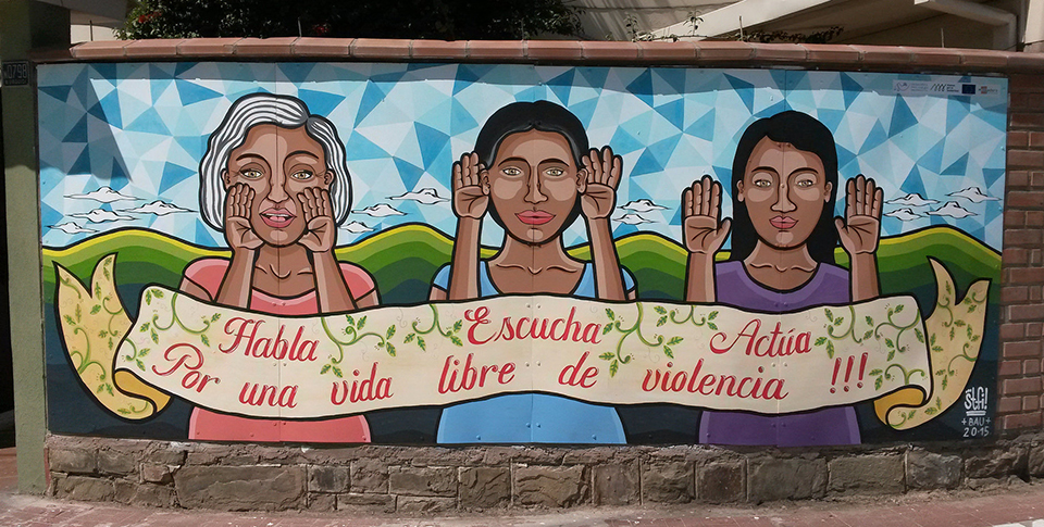 Mural in Cochabamba, Bolivia / Photo by proyecto mARTadero