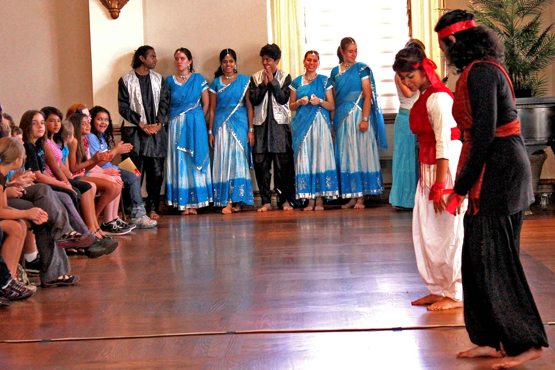 OU India Student Association performs a few traditional dances. Photo by Jen Rickard.
