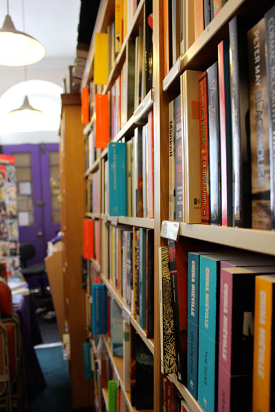 Word Power Books in Edinburgh, Scotland. Photo by Jen Rickard.