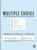 The cover to Multiple Choice by Alejandro Zambra