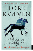 The cover to Når landet mørknar by Tore Kvæven