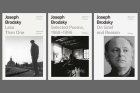 The covers to Selected Poems, 1968–1996, Less Than One, & On Grief and Reason by Joseph Brodsky
