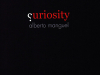 The cover to Curiosity by Alberto Manguel
