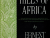 The cover to Green Hills of Africa by Ernest Hemingway
