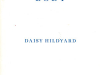 The cover to The Second Body by Daisy Hildyard
