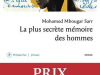 The cover to La plus secrète mémoire des hommes by Mohamed Mbougar Sarr