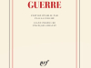 The cover to Guerre by Louis-Ferdinand Céline