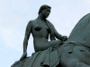 A statue of Lady Godiva, nude astride a horse
