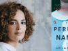 A photo of author Leila Slimani juxtaposed with the cover of the American edition of her book, The Perfect Nanny