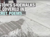 Screen capture of Boston's sidewalk poetry