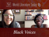 A screen capture from the fifth episode of WLT Book Buzz, featuring hosts Laura Hernandez and Bunmi Ishiola