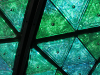 Close up of a stained glass New Year's ball