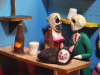 Day of the Dead skeleton figurines