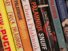 Chuck Palahniuk books on a shelf