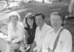Dorothy Stafford, Kit Stafford, Hideo Hashimoto, and William Stafford
