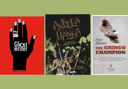 The covers to three books translated by Andrea Rosenberg