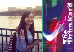 A photograph of Charlotte Chun-lam Yiu juxtaposed with the cover to her book The Bastard