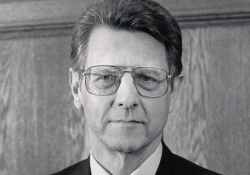 A black and white photo of WLT contributor Theodore J. Ziolkowski