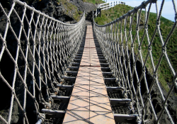 Carrick-a-Rede rope bridge.