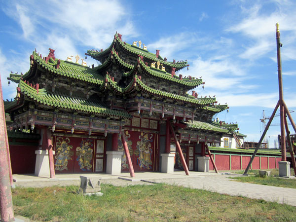 The Bogd Khan's summer palace in Ulaanbaatar.