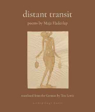 The cover to distant transit by Maja Haderlap