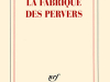 The cover to La Fabrique des pervers by Sophie Chauveau