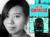 Xiaolu Guo with the cover to her book Call Me Ishmaelle
