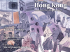 A lively illustration showing street activity in Hong Kong
