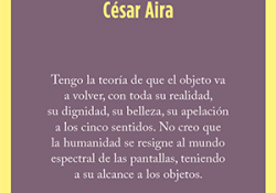 The cover to Ideas diversas by César Aira