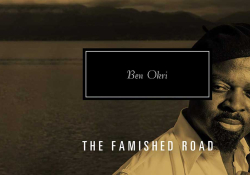 A crop detail of the cover to Ben Okri's The Famished Road